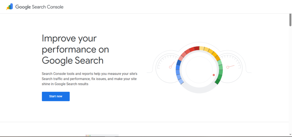 Google Search Console Homepage